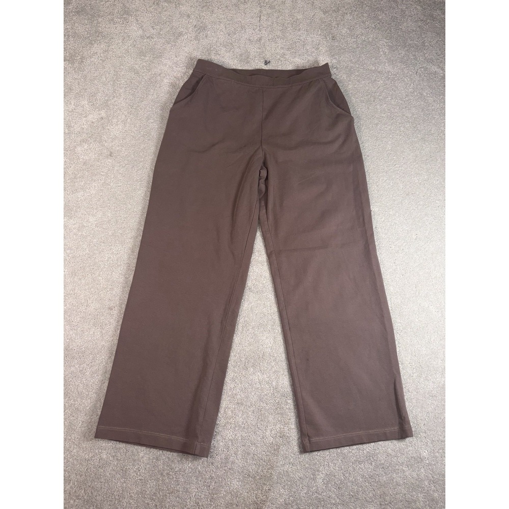 Women's Perfect Fit Pants, Straight-Leg small petite brown - Picture 2 of 11